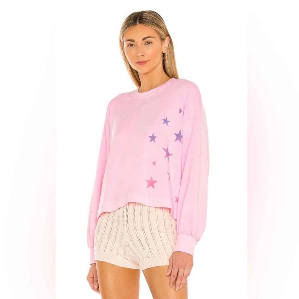 Revolve x Sundry Ombre Stars Sweatshirt EUC